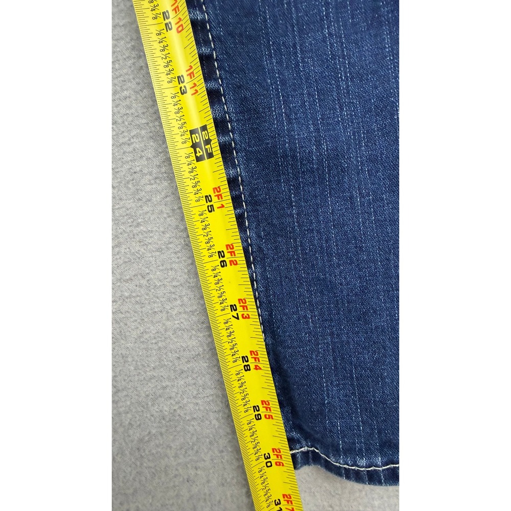 True Religion Section Skinny Dark Wash Flap Pocket Jeans Womens 31x30 - Picture 4 of 5
